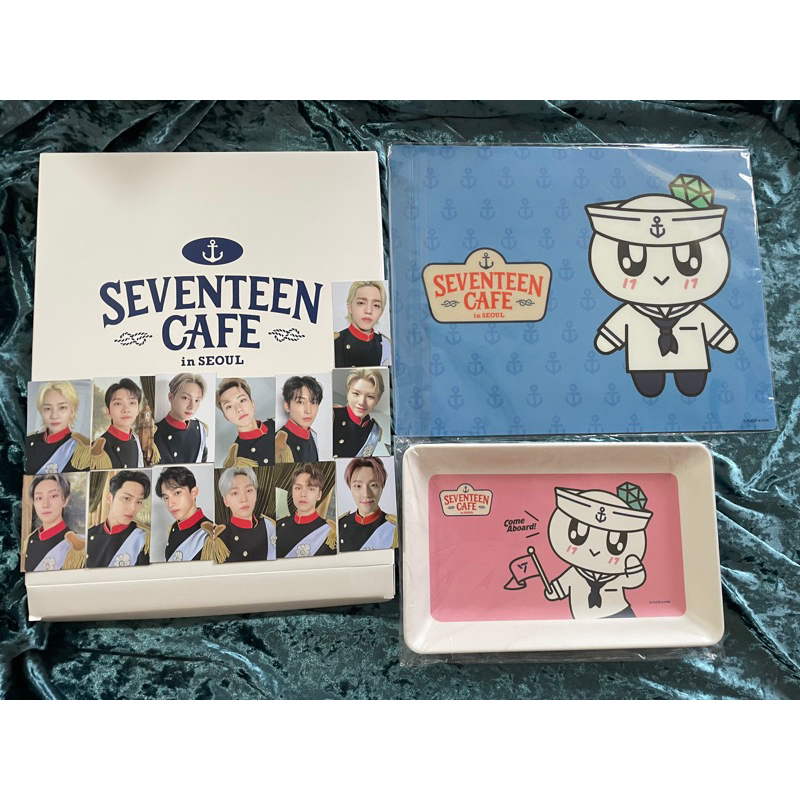 [MERCH] Seventeen Cafe in Seoul Tray / Table Mat / Photocard PC