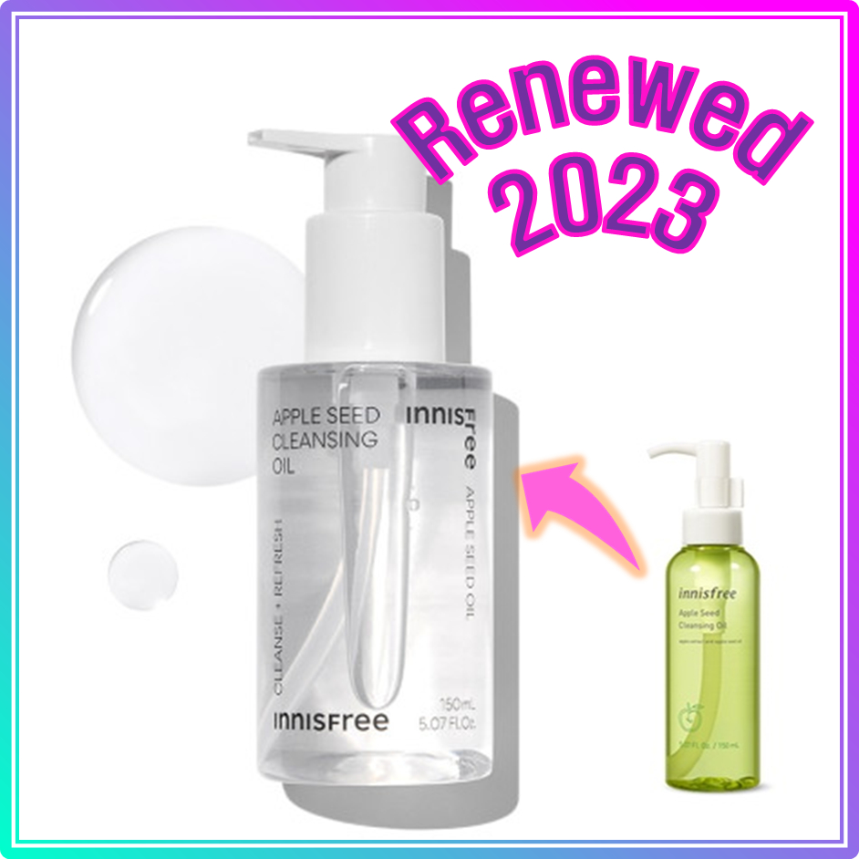 น้ำมันทำความสะอาดเมล็ดแอปเปิ้ลของ / innisfree Apple Seed Cleansing Oil (2023 AD)