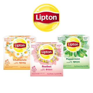 [Lipton] ชาสมุนไพร 10T / คาโมมายล์, รูอิบอส, เปปเปอร์มินต์