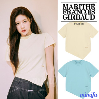 Marithe FRANCOIS GIRBAUD เสื้อยืด คอสูง ไม่สมมาตร