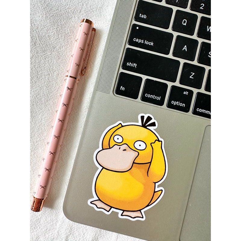 กันน้ํา Psyduck Pokemon กระเป๋าเดินทาง / สติ๊กเกอร์แล็ปท็อป 497