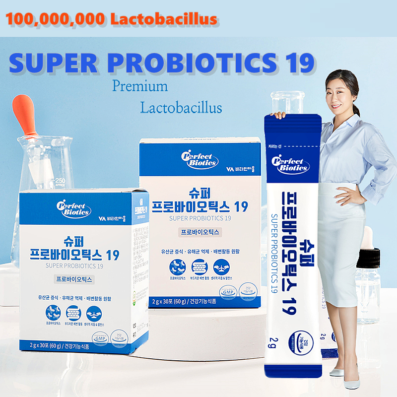 Perfect Biotics - Super Probiotics 19 (2 กรัม X 30 แท่ง) / Lactobacillus
