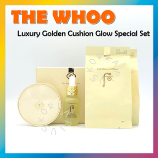 [THE Whoo] Gongjinhyang: Mi Luxury Golden Cushion Glow Special Set (+ Ampoule)