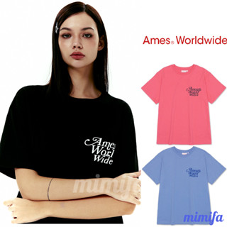 เสื้อยืด พิมพ์ลายโลโก้ Ames Worldwide SIGNATURE