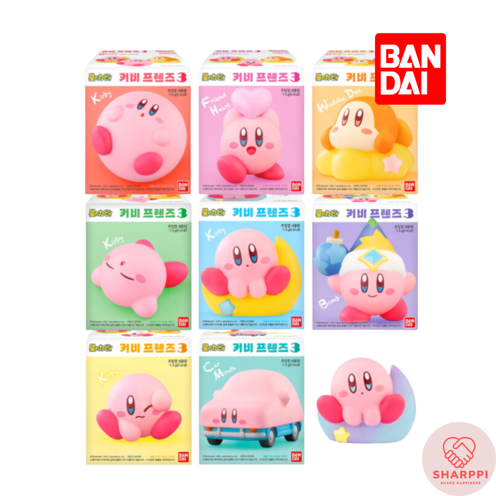 [Bandai] ฟิกเกอร์ Kirby Friends3 ของเล่นสําหรับเด็ก