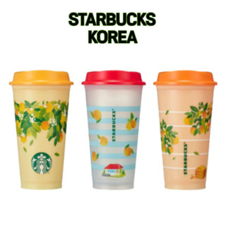 Starbucks Korea Jeju Island Edition ชุดแก้วน้ําเก็บความเย็น ใช้ซ้ําได้ 473 มล.