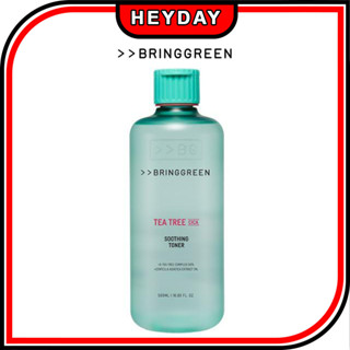 [Bring Green] Tea Tree Cica Toner โทนเนอร์บํารุงผิวหน้า ให้ความชุ่มชื้น ปรับสมดุล แห้งเร็ว ลดสิว ขนาด 510 มล. สําหรับผู้หญิง ผู้ชาย เครื่องสําอางเกาหลี ดีที่สุด ทําความสะอาด แต่งหน้า ความงาม