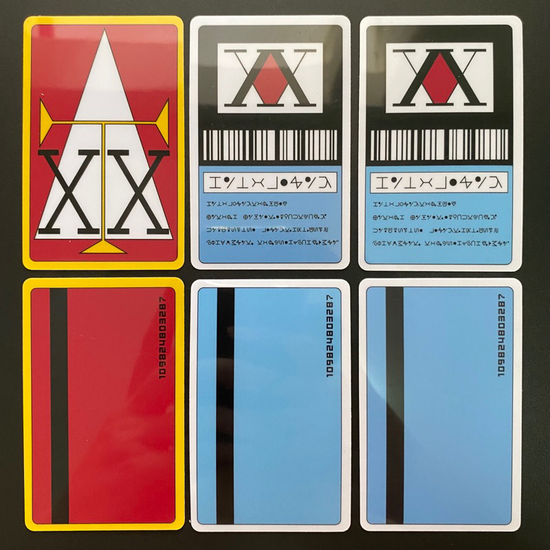 9.9 HUNTER X HUNTER การ์ด NFC สติ๊กเกอร์ / ANIMATION HUNTER X HUNTER SOUVENIR / HUNTER LICENSE CARD 