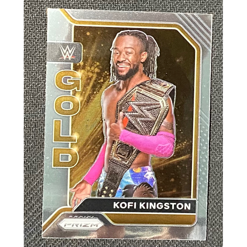 2022 Panini Prizm WWE Debut Edition Kofi Kingston WWE Gold 12