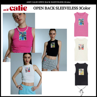 Asif CALIE OPEN BACK เสื้อแขนกุด 3 สี