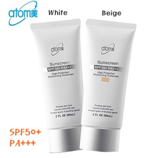 Atomy ครีมกันแดด SPF50+ PA+++ 60 มล. (ครีมกันแดด) สีขาว / สีเบจ