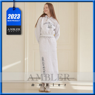 ★ แก้วน้ํา ★ Ambler กระโปรงยาว ลายธงชาติเกาหลี สําหรับผู้หญิง 2023SS ASK201