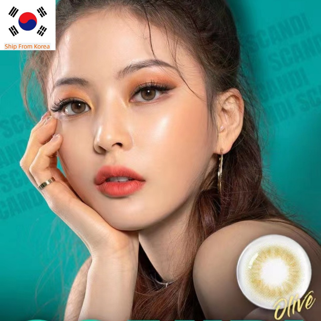 Olens SCANDI OLIVE 2P คอนแทคเลนส์ เลนส์เกาหลี