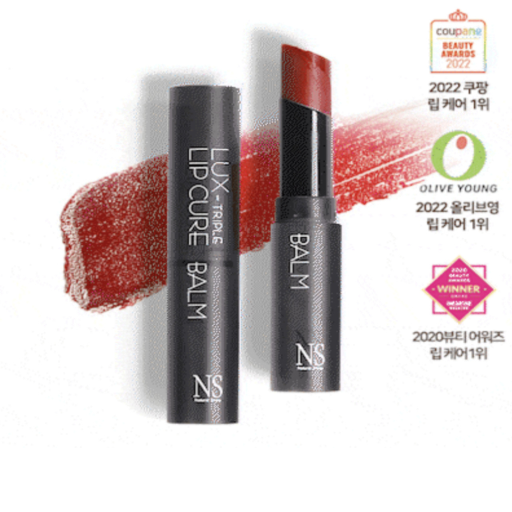 [KOREA] ลิปบาล์มเม็ดสีธรรมชาติ Lux Triple Lip Cure Balm 5 กรัม