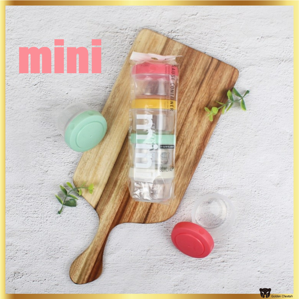 LocknLock ชุดภาชนะบรรจุอาหารขนาดเล็ก 80 มล. 4 ชิ้น | กล่องเก็บของขนาดเล็กสุญญากาศสําหรับขนมขบเคี้ยวยาและเครื่องปรุงรส