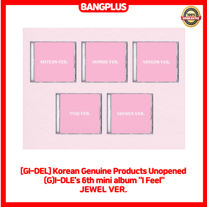 [GI-DEL] ของแท้จากเกาหลี Unopened (G) อัลบั้ม I-DLE's 6th mini "I Feel" JEWEL VER.