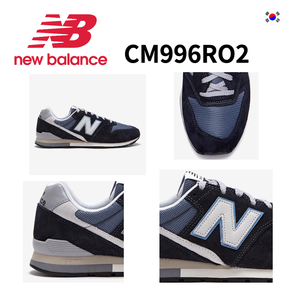 New Balance Model CM996RO2 รองเท้าวิ่ง กว้าง 100% สีกรมท่า
