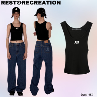 [REST&amp;RECREATION] เสื้อกล้าม ลายโลโก้ RR 3 สี ไซซ์เดียว ของแท้ 100% จัดส่งไว