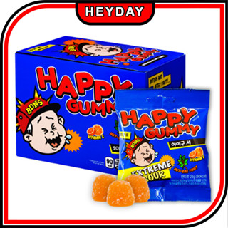 Happy Gummy 25 กรัม x 10 แพ็ก / ผงเปรี้ยว / ส้ม / ยาแฮงโอเวอร์ รักษาโรคเรซิน / ยาสดชื่นแบบแขวน / ยาแอลกอฮอล์สมบูรณ์ / อาหารเสริมดีท็อกซ์ สําหรับคนขับ / อาหารเกาหลี / สมุนไพร / วงจร