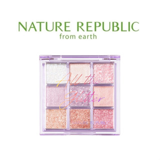 [NATURE REPUBLIC] Glitter Holic Eye Palette 5.9g   พาเลตต์อายแชโดว์ กลิตเตอร์โฮลิค  สินค้าเกาหลีแท้ๆส่งตรงจากเกาหลี