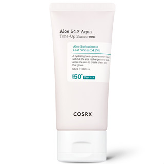 Cosrx Aloe 54.2 Aqua ครีมกันแดดโทนอัพ SPF 50+ PA++++ 50 มล.