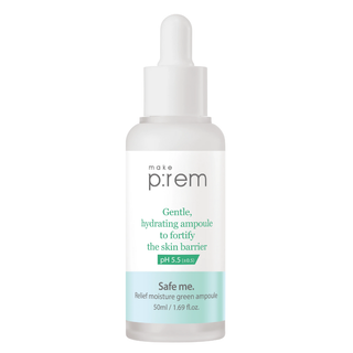 Make p:rem Safe Me Relief Moisture Green Ampoule Serum เซรั่มบํารุงผิวหน้า 1.69 fl.oz / 50 มล.