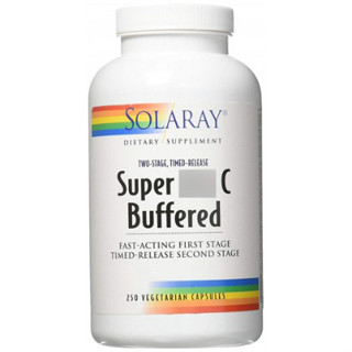 Solaray Super Vitamin C Buffered Veggie Cap [250 เม็ด]