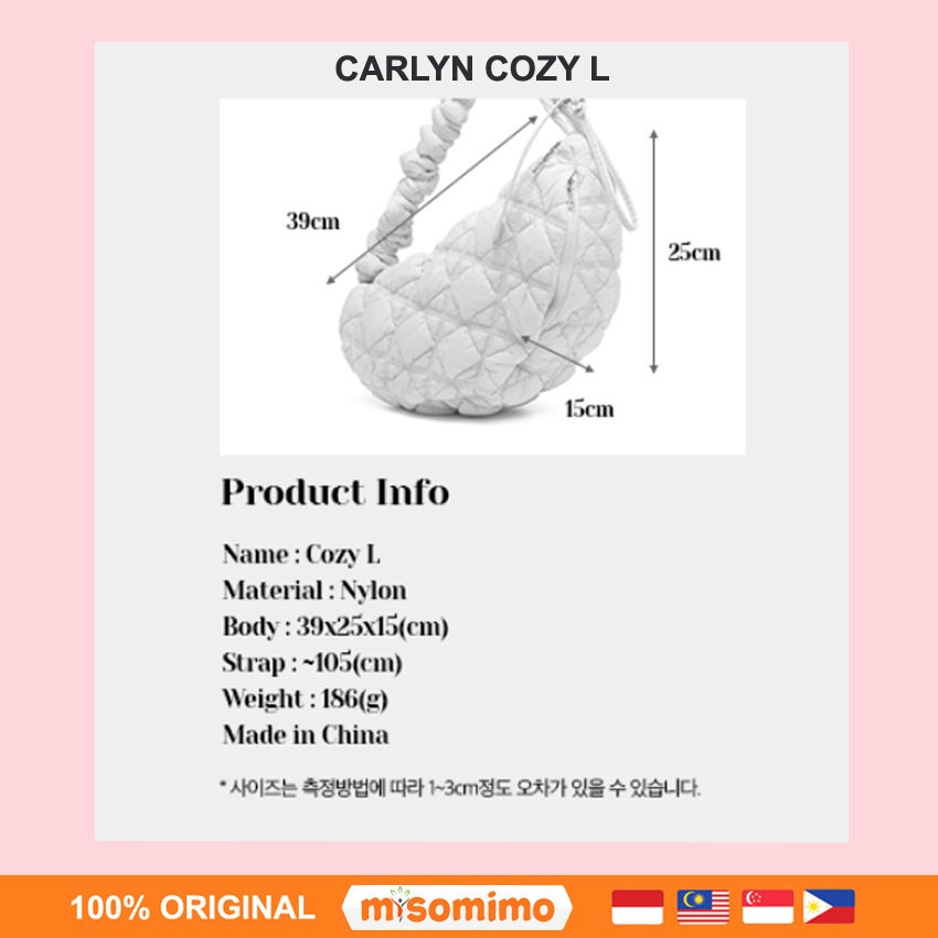 ❤️แท้ / พร้อมส่ง❤️ Carlyn Cozy L Bag  ของแท้ 100%