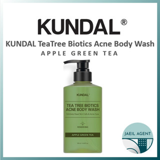 [KUNDAL] Teatree Biotics Acne Body Wash 500ml / ชาเขียวแอปเปิ้ล / ผลิตภัณฑ์ของแท้จากเกาหลี