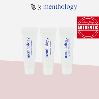 MENTHOLOGY Super Cool Travel Kit(Cleansing Foam10ml/Shampoo 10ml/Treatment10ml)