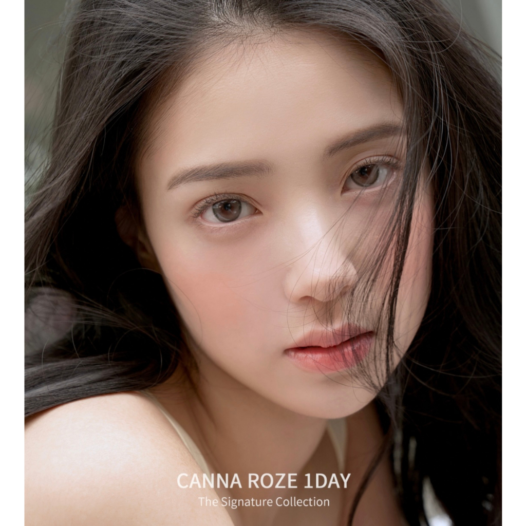 Idol CANNA ROZE NUDE BROWN 10P และ BEIGE BROWN 10P คอนแทคเลนส์เกาหลี
