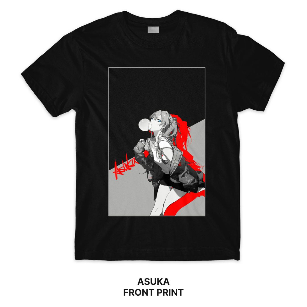 Asuka Neon Genesis Evangelion เสื้อยืด Series Crafter Tee อะนิเมะมังงะเสื้อ