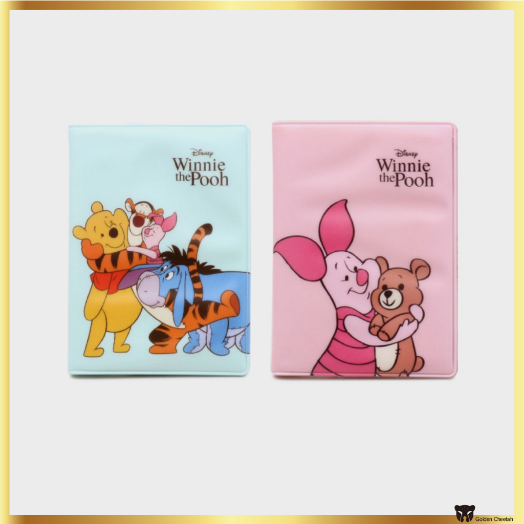 ปกหนังสือเดินทาง ลายการ์ตูน Disney Winnie the Pooh & Piglet