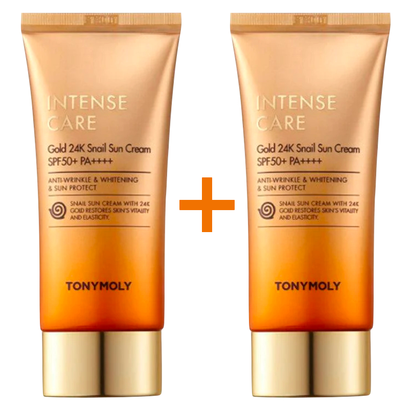 Tonymoly Intense Care Gold ครีมกันแดดหอยทาก 24K SPF50 + PA ++++ 50 มล.