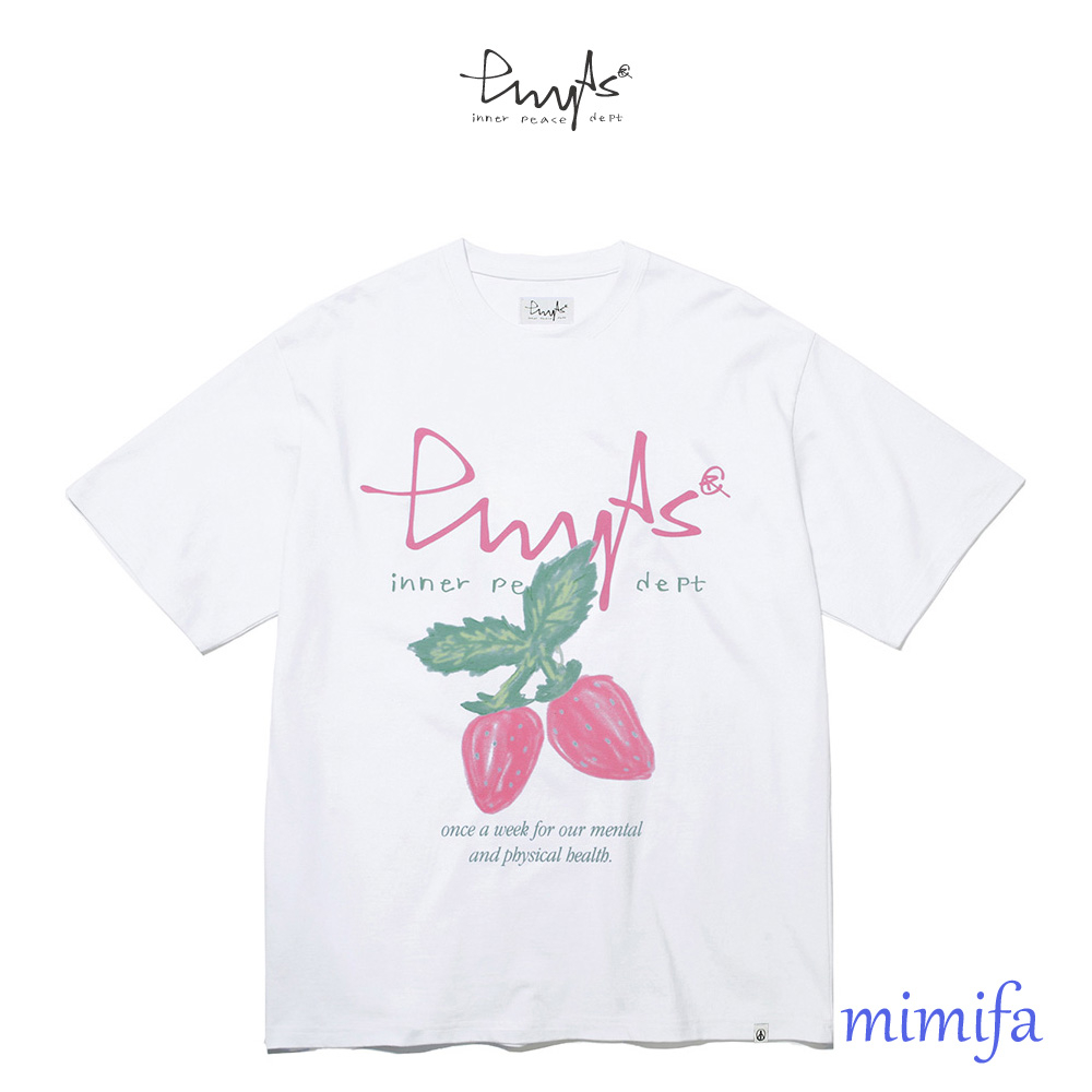 PHYPS® PHYSICAL EDUCATION DEPARTMENT เสื้อยืด พิมพ์ลาย PHYPS STRAWBERRY SS เพื่อการศึกษากายภาพ