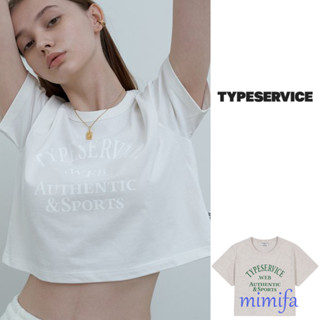 Typeservice Arch Logo เสื้อยืดครอป