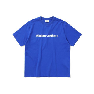 [Thisneverthat] เสื้อยืด พิมพ์ลายโลโก้ T สีฟ้า