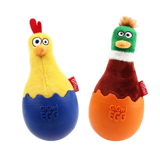 [GiGwi] EGG Wobbler with Squeaker &amp; TPR for Dogs / ของเล่น Wobbler สุดตลก