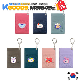 BT21 Leather Patch Card Holder VACANCE OFFICIAL GOODS
