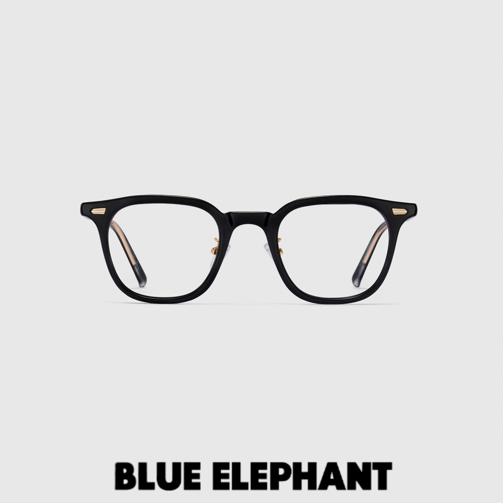 [BLUE Elephant] ใหม่ แว่นสายตา สีดํา ลาติว | แว่นตาแฟชั่นเกาหลี กรอบย้อนยุค ของแท้ 100% / สําหรับผู้ชาย และผู้หญิง | ส่งตรงจากเกาหลี เป็นที่นิยม