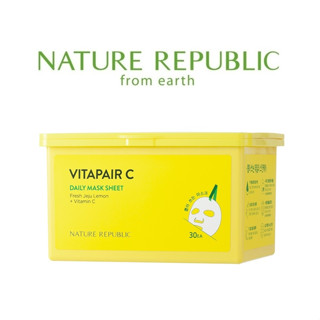 [NATURE REPUBLIC] Vitapair C Daily Mask Sheet (30sheet)   แผ่นมาสก์ประจําวัน  สินค้าเกาหลีแท้ๆส่งตรงจากเกาหลี