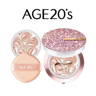 [AGE 20S] Pink Diamond Essence Cover Pact HL SPF50+ PA++++ 14g   เอสเซนส์ สีชมพู ประกายเพชร สินค้าเกาหลีแท้ๆส่งตรงจากเกาหลี