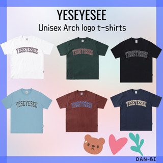 [YESEYESEE] Unisex เสื้อยืดคอกลม แขนสั้น ลายโลโก้ 7 สี 4 ขนาด สินค้าเกาหลี ของแท้ 100% ใช่! ตา! ดูสิ!