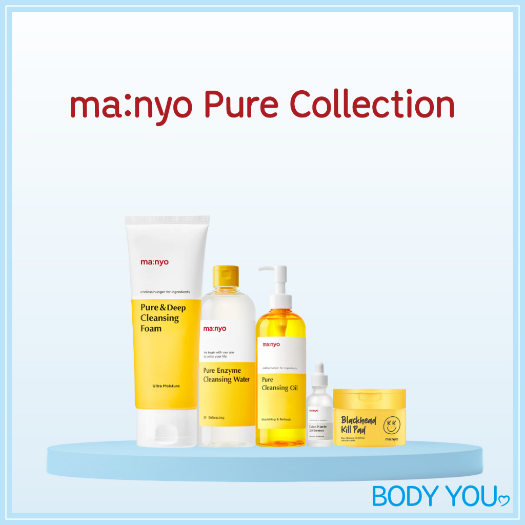 MANYO FACTORY [Manyo] คลีนซิ่งโฟม OIl Blackhead Kill Pad Galac Niacin Essence สําหรับทําความสะอาดผิว