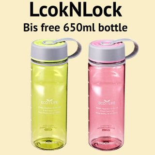 [LockNLock] Bisfree ขวดน้ําสองโทน 650 มล. [2 สี เขียว ชมพู] (ABF603)