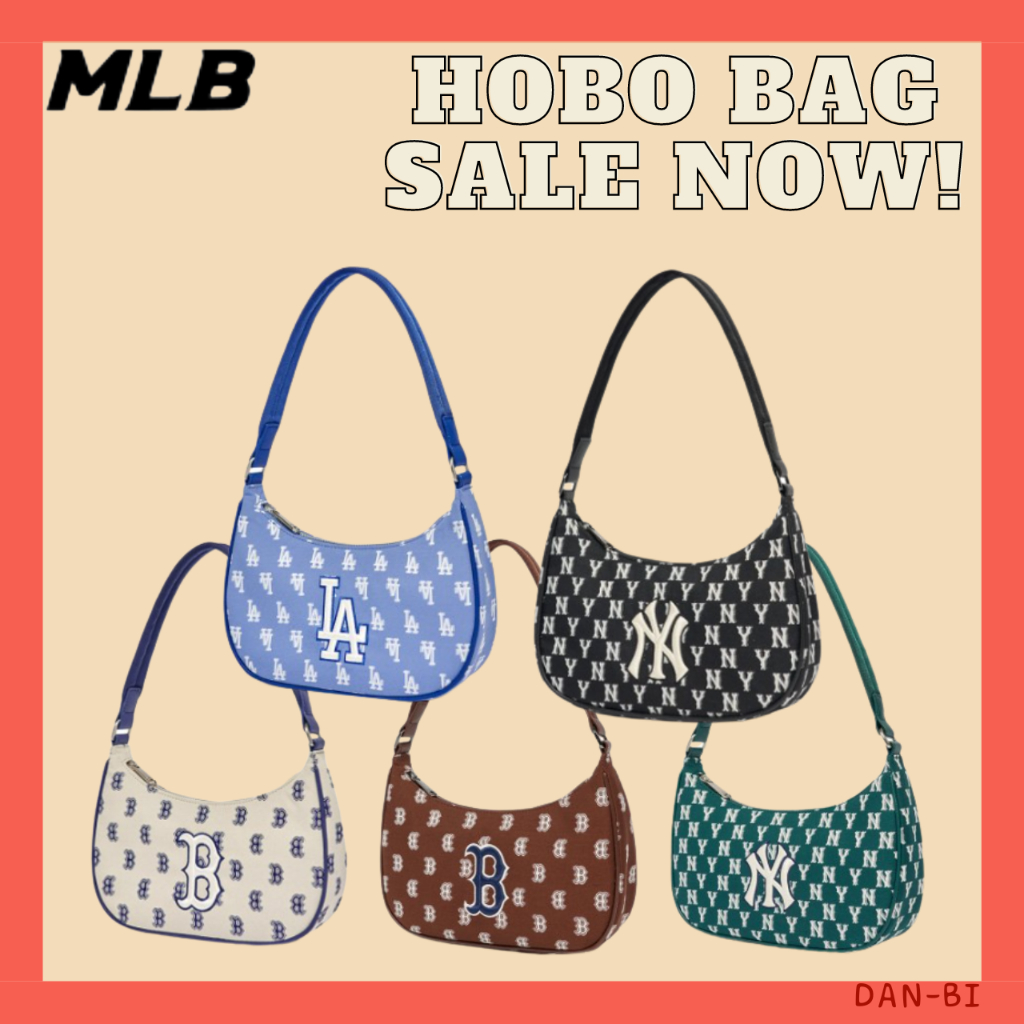 [MLB] Classic MONOGRAM HOBO BAG 5COLORS / กระเป๋าผู้หญิง ของแท้ 100%