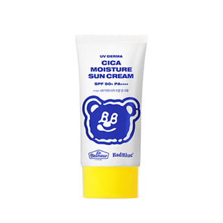 the face shop dr.belmeur uv derma cica moisture sun cream ครีมกันแดด bad blue edition SPF50+, PA++++ 50ml