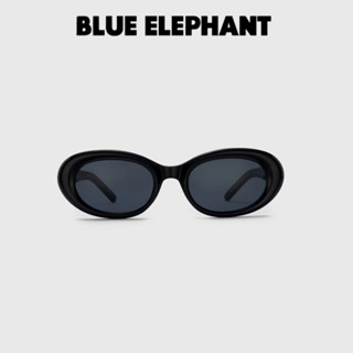 [BLUE Elephant] 2023 แว่นตากันแดด สีดํา สไตล์เกาหลี สําหรับผู้ชาย / ผู้หญิง | แว่นตาแฟชั่น สไตล์เรโทร เก๋ไก๋ เครื่องประดับแฟชั่น | ส่งตรงจากเกาหลี เป็นที่นิยม