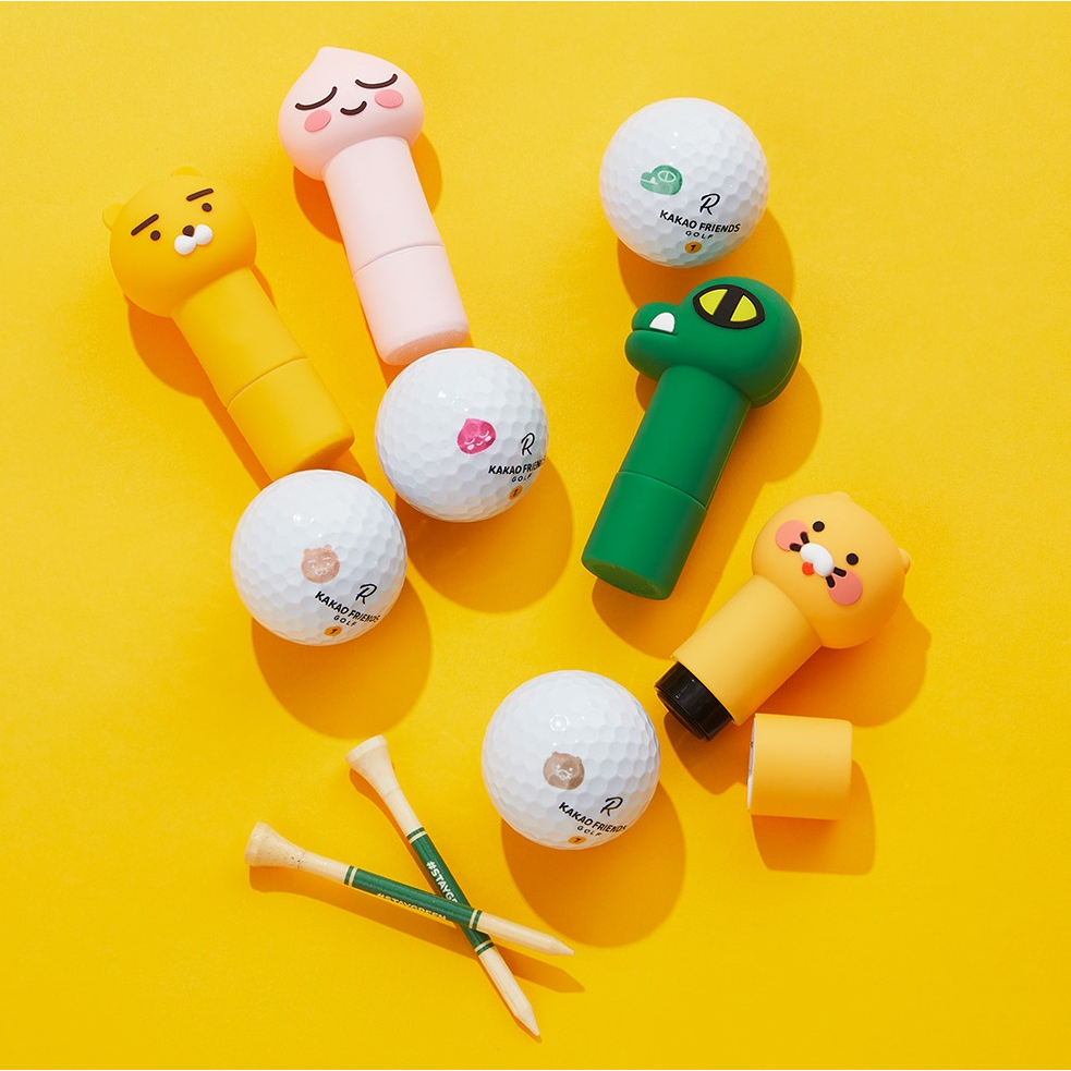 ?พร้อมส่ง? KAKAO FRIENDS Golf Ball Stamp Ryan/ Apeach/ Choonsik/ Con