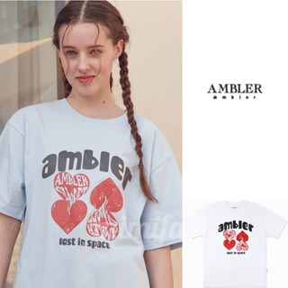 Ambler เสื้อยืด ลายหัวใจสี่แฉก